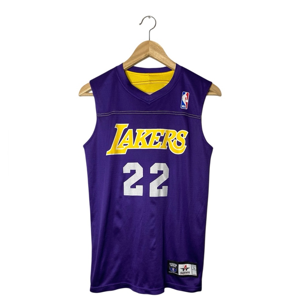 Alleson Athletic Youth NBA Los Angeles Lakers Logo Reversible Youth Jersey Large